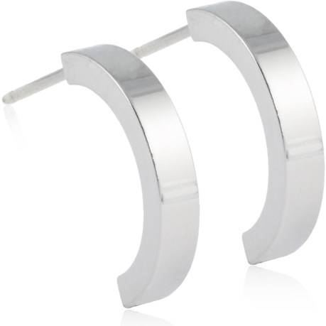 Blomdahl Natural Titanium Pendant Plain Curved