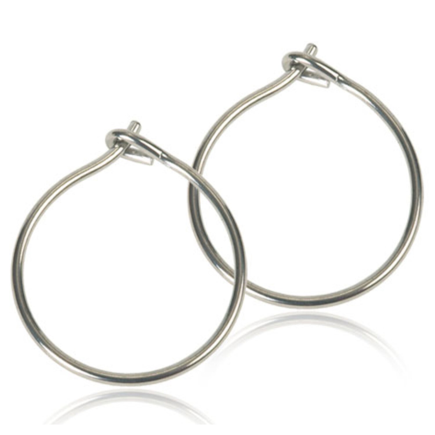 Läs mer om Blomdahl Natural Titanium Safety Ear Ring