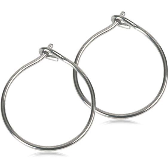 Läs mer om Blomdahl Natural Titanium Safety Ear Ring 14 mm