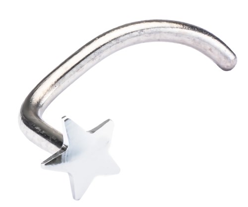 Blomdahl Blomdahl Silver Titanium Nose Star 3mm
