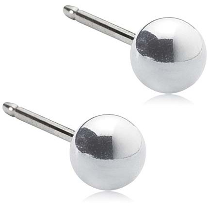 Produktfoto för Blomdahl örhängen Blomdahl ST Ball 4 mm 1 par