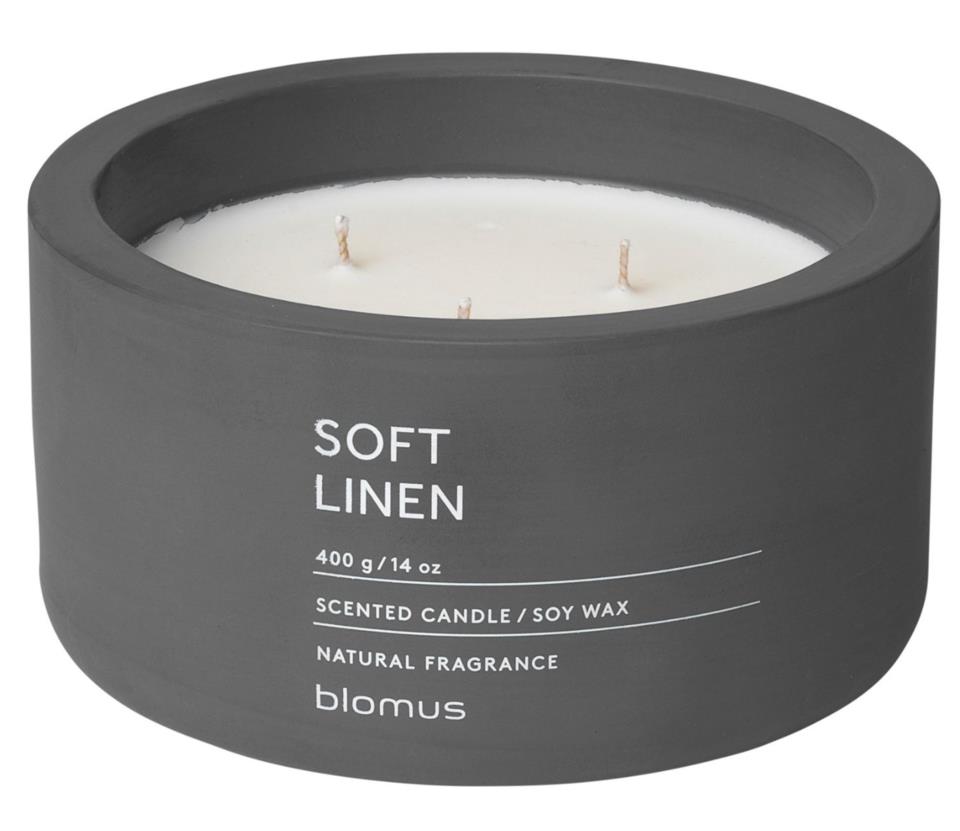 blomus Scented Candle Magnet Soft Linen 400 g