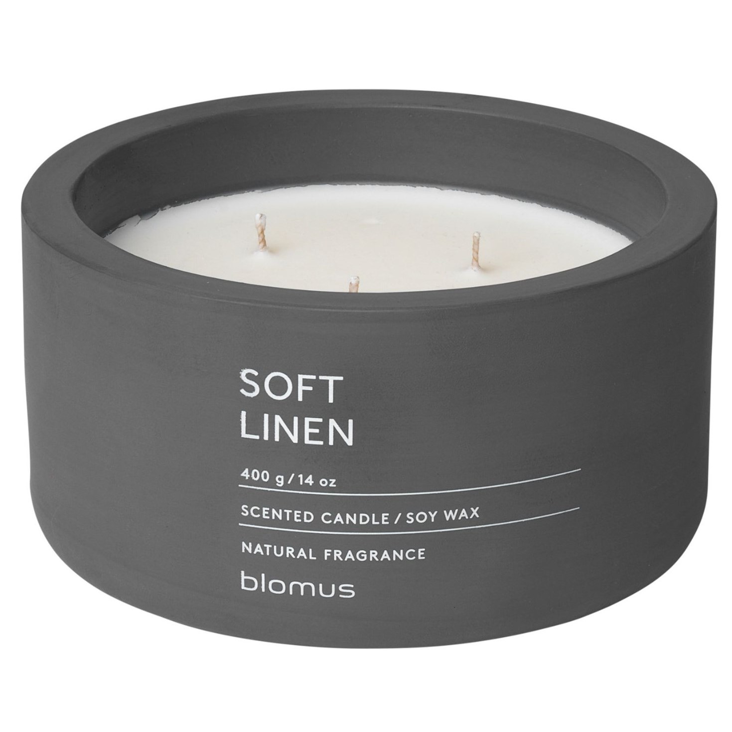 blomus Scented Candle Magnet Soft Linen 400 g