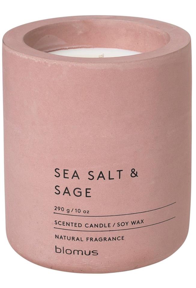 blomus Scented Candle Withered Rose Sea Salt Sage 290 g