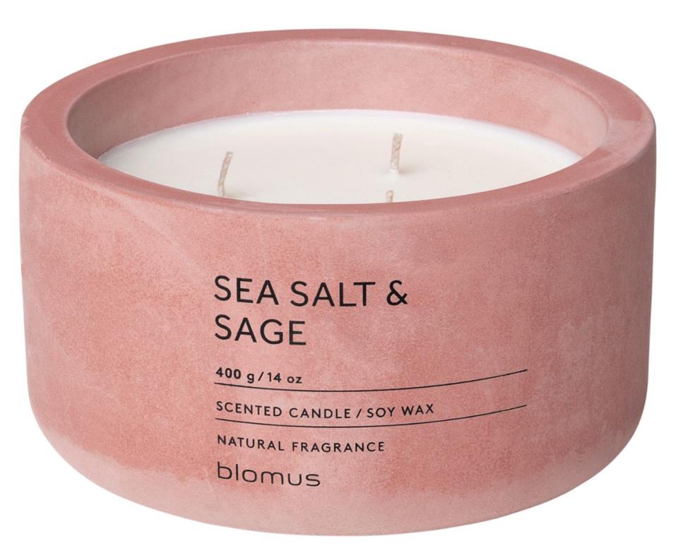 blomus Scented Candle Withered Rose Sea Salt Sage 400 g