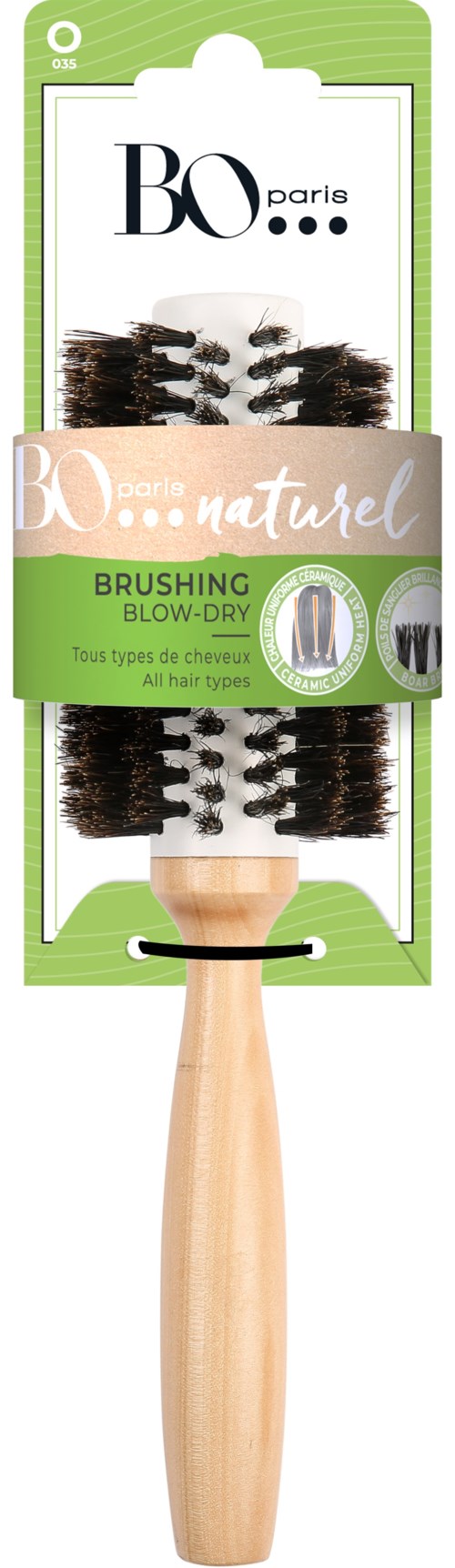 B&O Paris Ceramic Boar Bristle Blow-Dry Brush XXL