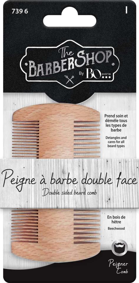 B&O Paris Double-sided Wooden Beard Comb