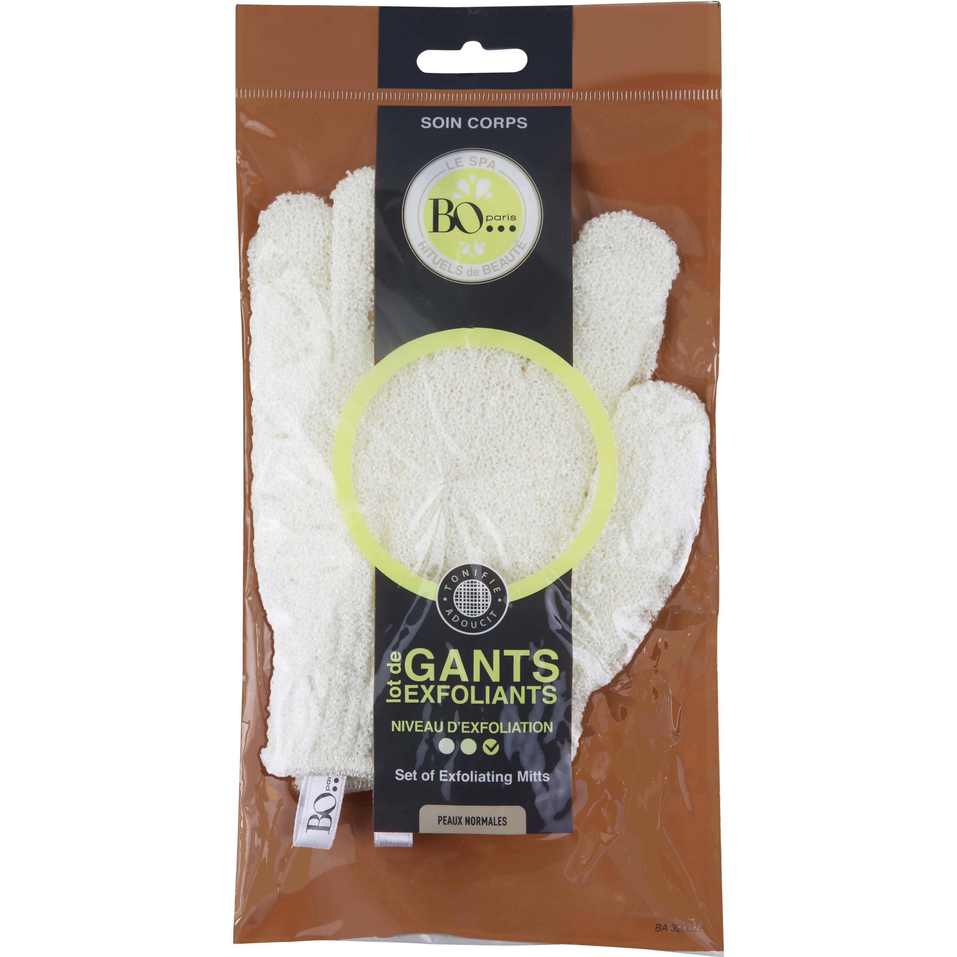 BO Paris Beauty Care Scrub Glove 2-Pack