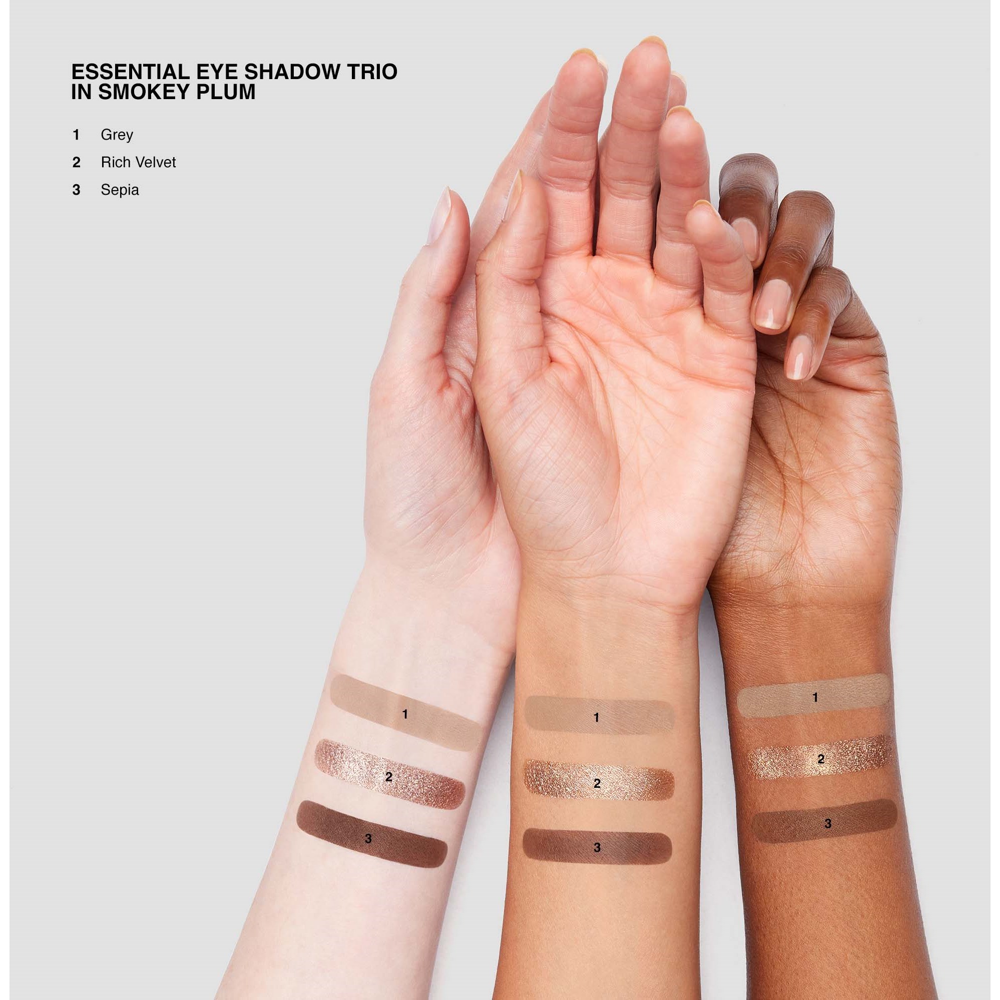 Bobbi Brown Essential Eyeshadow Trio Smokey Plum (obrázok 4)