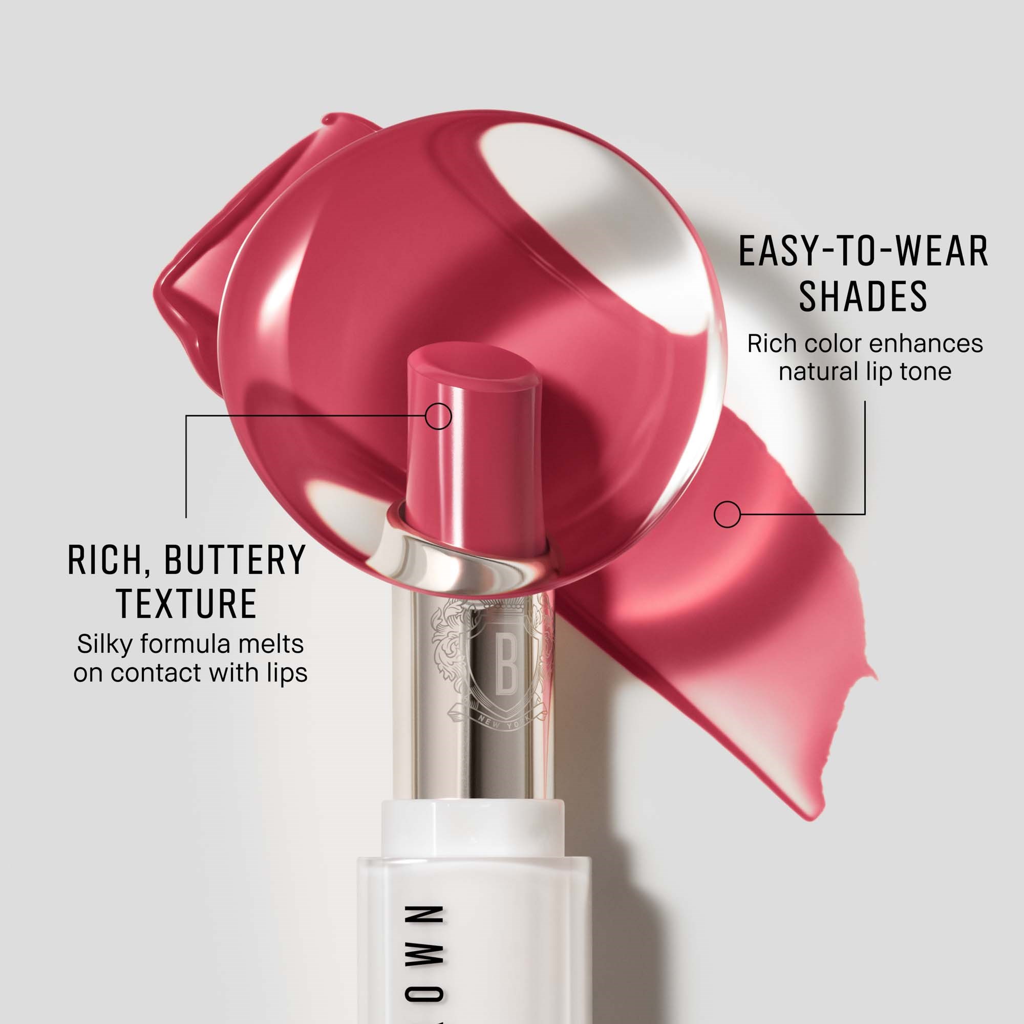 Bobbi Brown Extra Color Shine Lipstick Nude Cinnamon (obrázok 3)