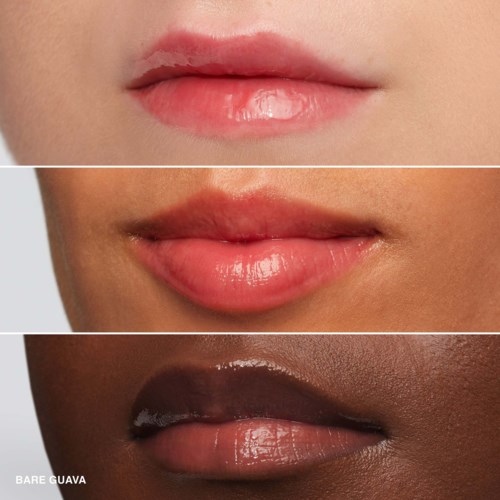 Drie sets lippen tonen verschillende huidkleuren en lipstijlen, van natuurlijk tot donker en glanzend.