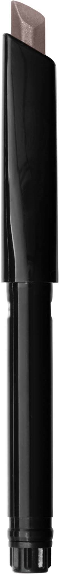 Ein schwarzes Objekt mit einem hutähnlichen oberen Teil und einem Metallstab, möglicherweise ein Werkzeug oder Stift.