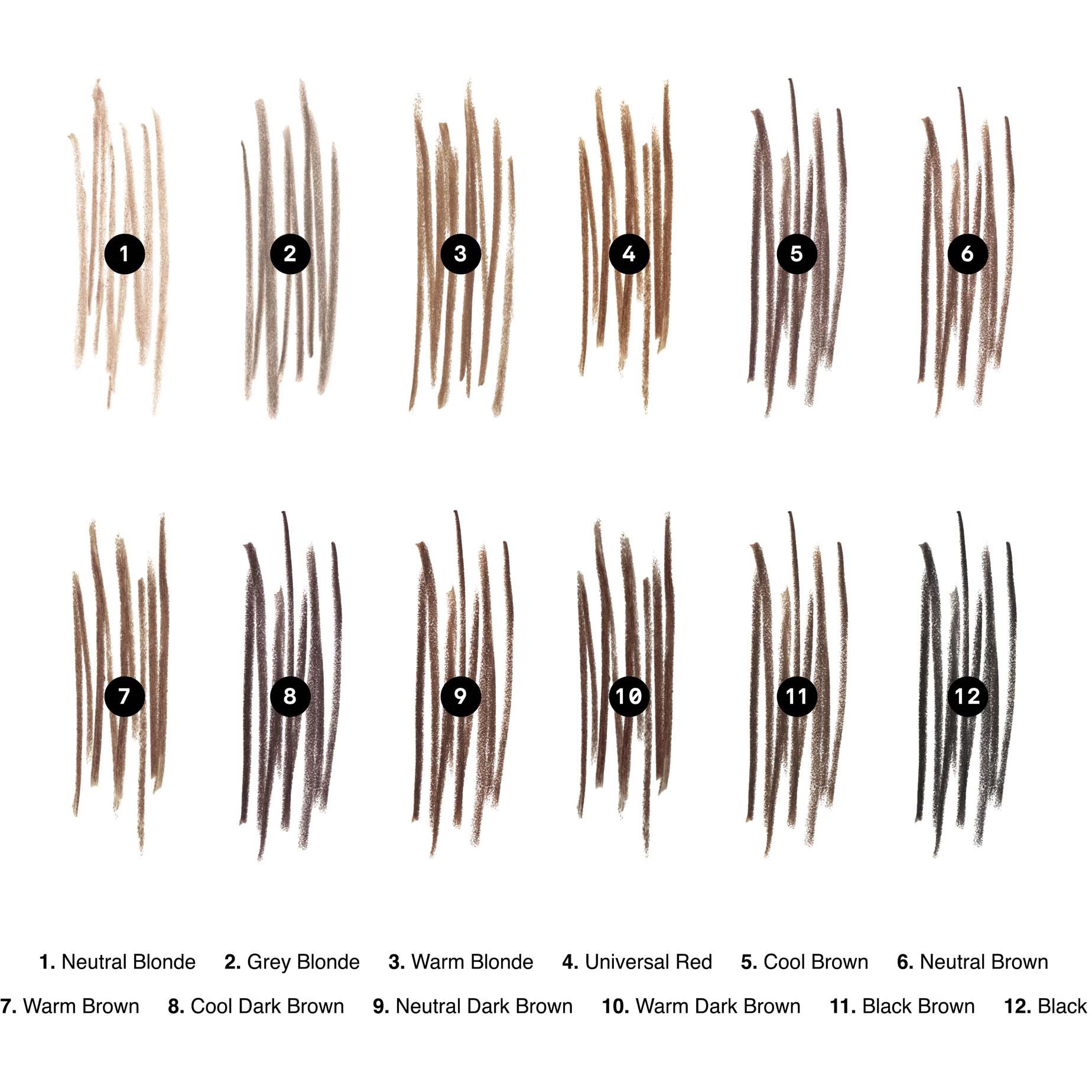 Bobbi Brown Long-Wear Brow Pencil Refill Neutral Dark Brown (obrázok 7)