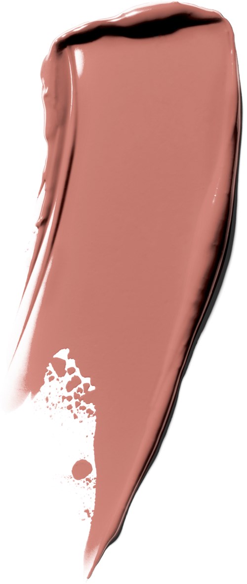 A soft pinkish-beige smear of makeup or beauty product with a thicker edge and a small splash at the bottom.