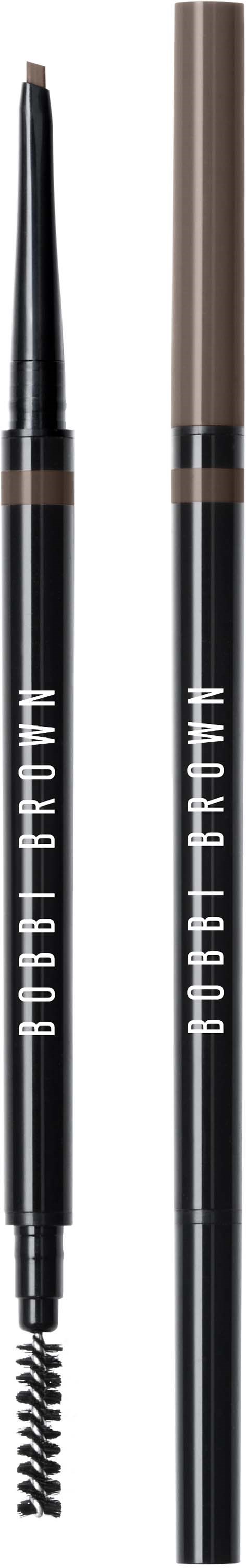 Zwei Bobbi Brown Eyeliner, einer mit abgenommenem Deckel zeigt den Pinsel, der andere mit Deckel.