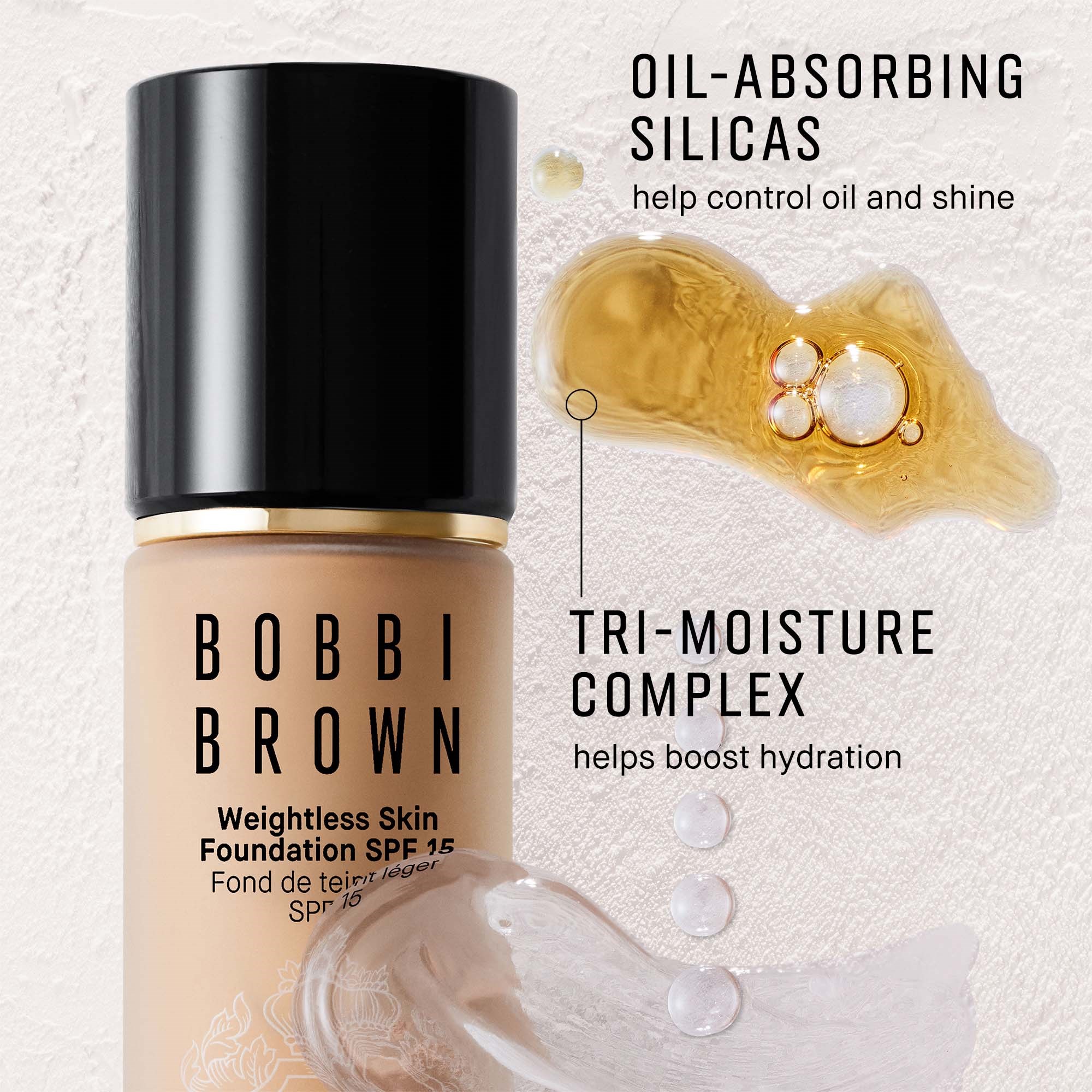 Bobbi Brown Weightless Skin Foundation SPF15 Ivory (obrázok 4)