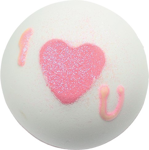 Bomb Cosmetics Bath Blaster Hert that Glitters