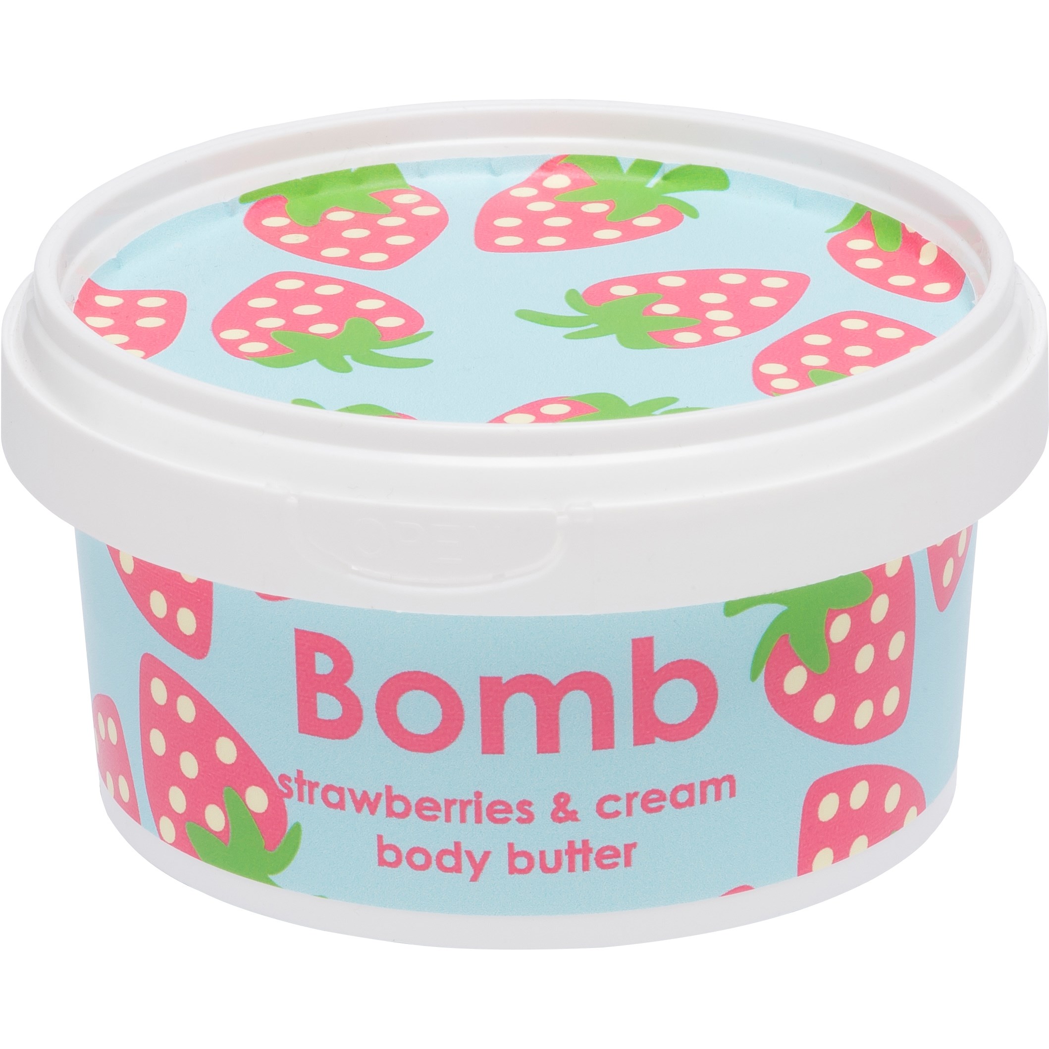 Läs mer om Bomb Cosmetics Body Butter Strawberries & Cream