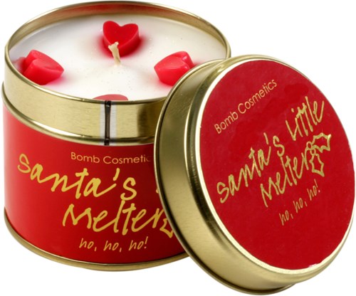 Bomb Cosmetics Tin Candle Santa`s Little Melter