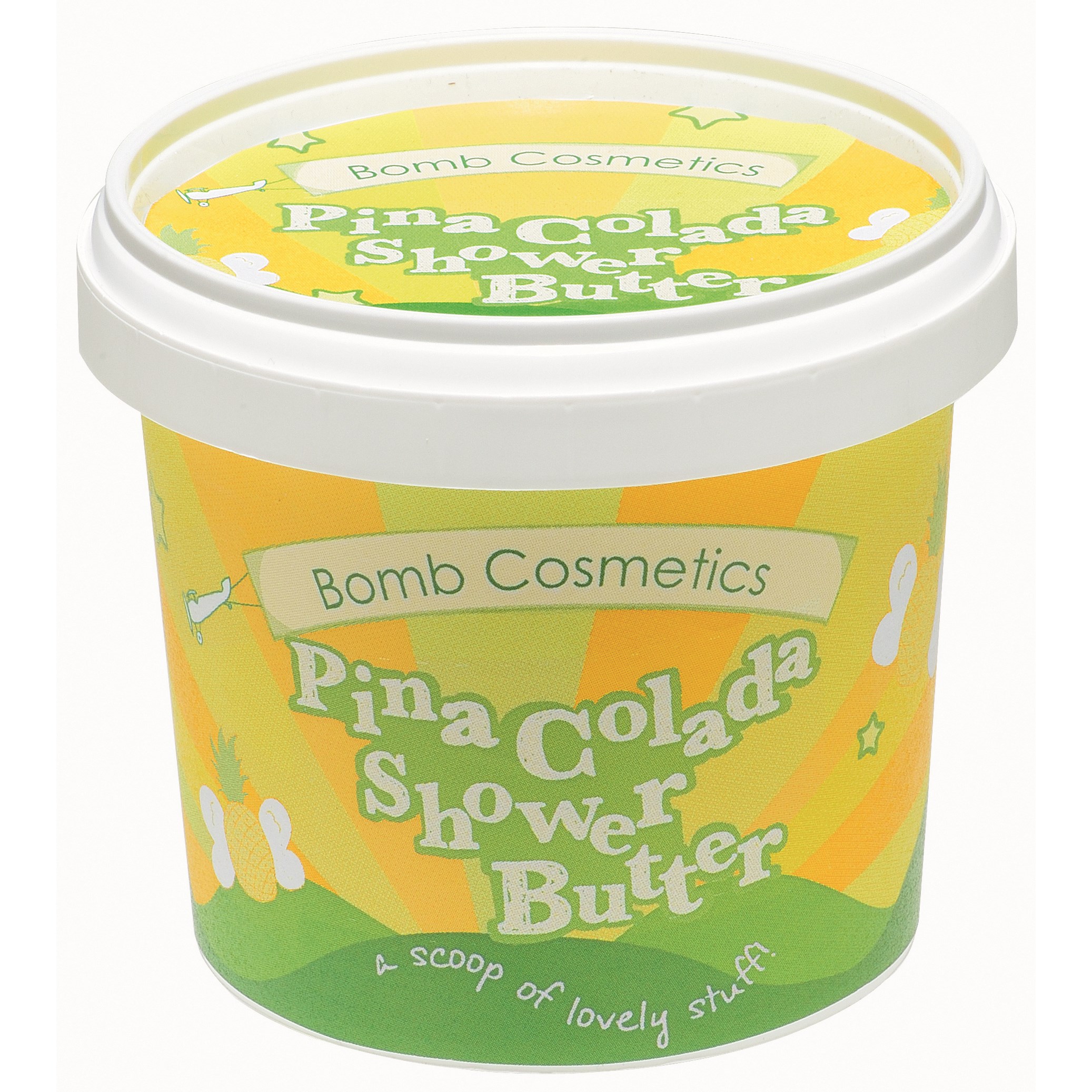 Läs mer om Bomb Cosmetics Shower Butter Pina Colada