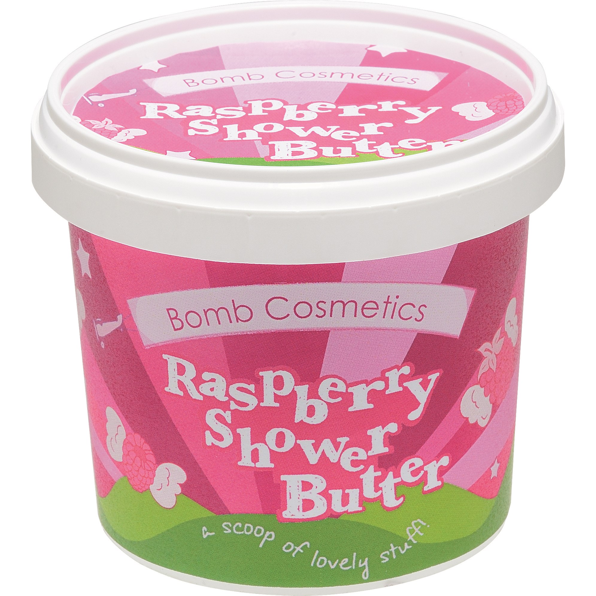 Bilde av Bomb Cosmetics Bomb Shower Butter Raspberry