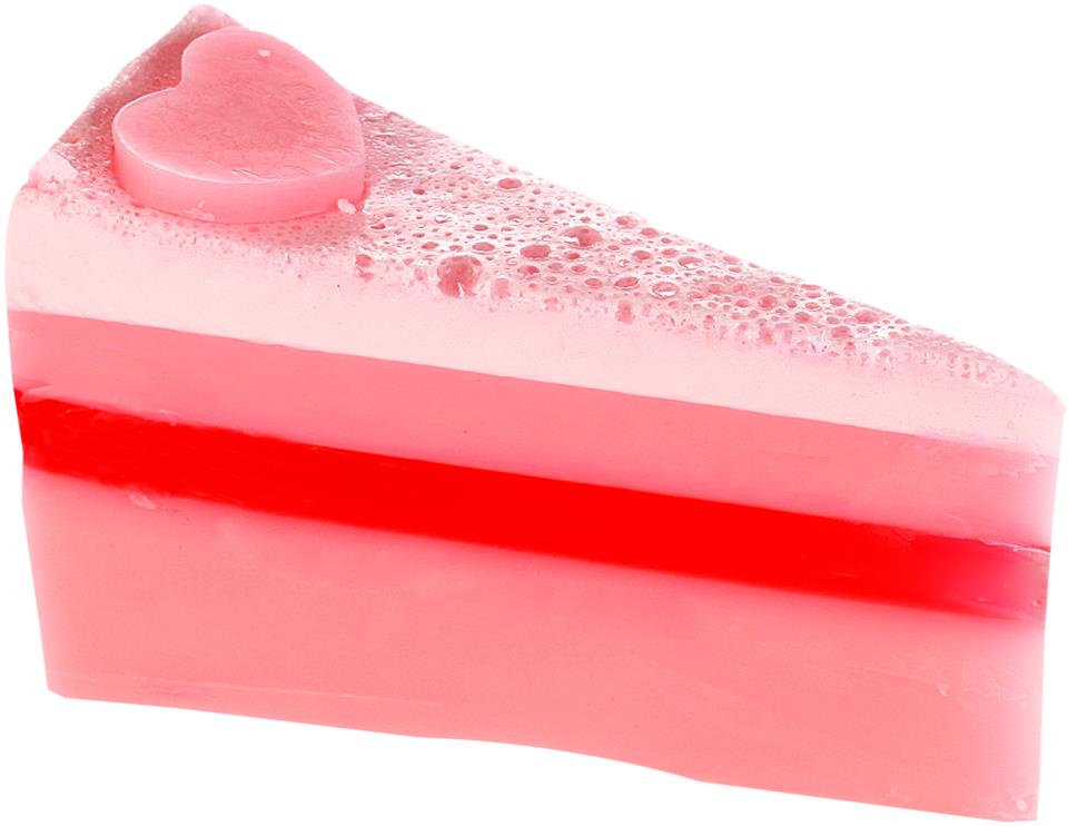 Bomb Cosmetics Soap Cake Slice Raspberry Supreme