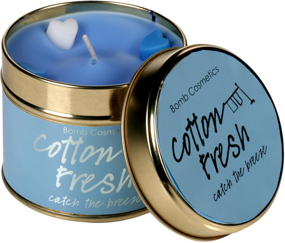 Bomb Cosmetics Tin Candle Cotton Fresh