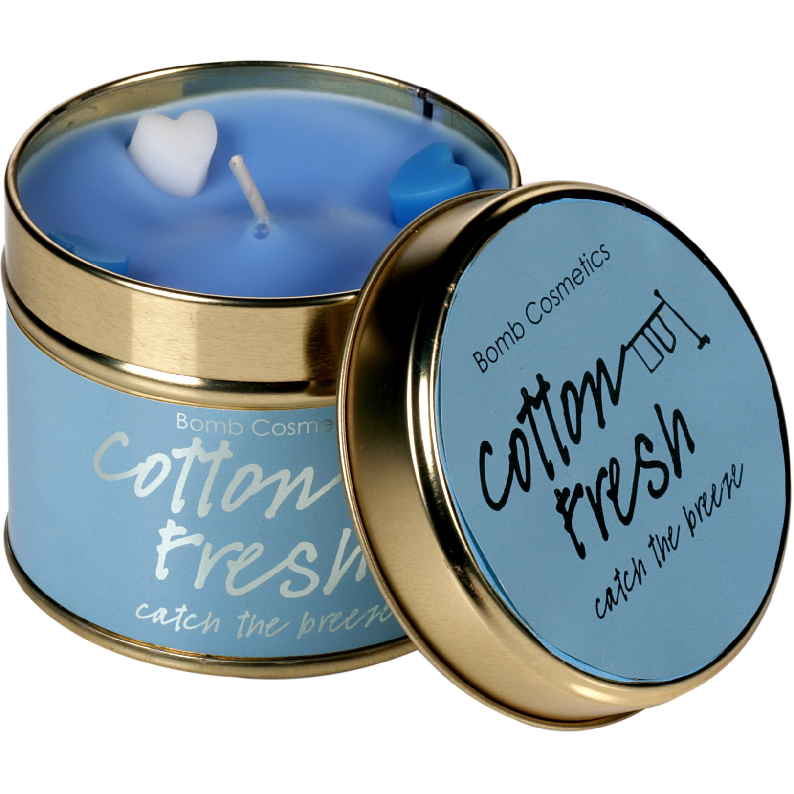 Bomb Cosmetics Tin Candle Cotton Fresh billede