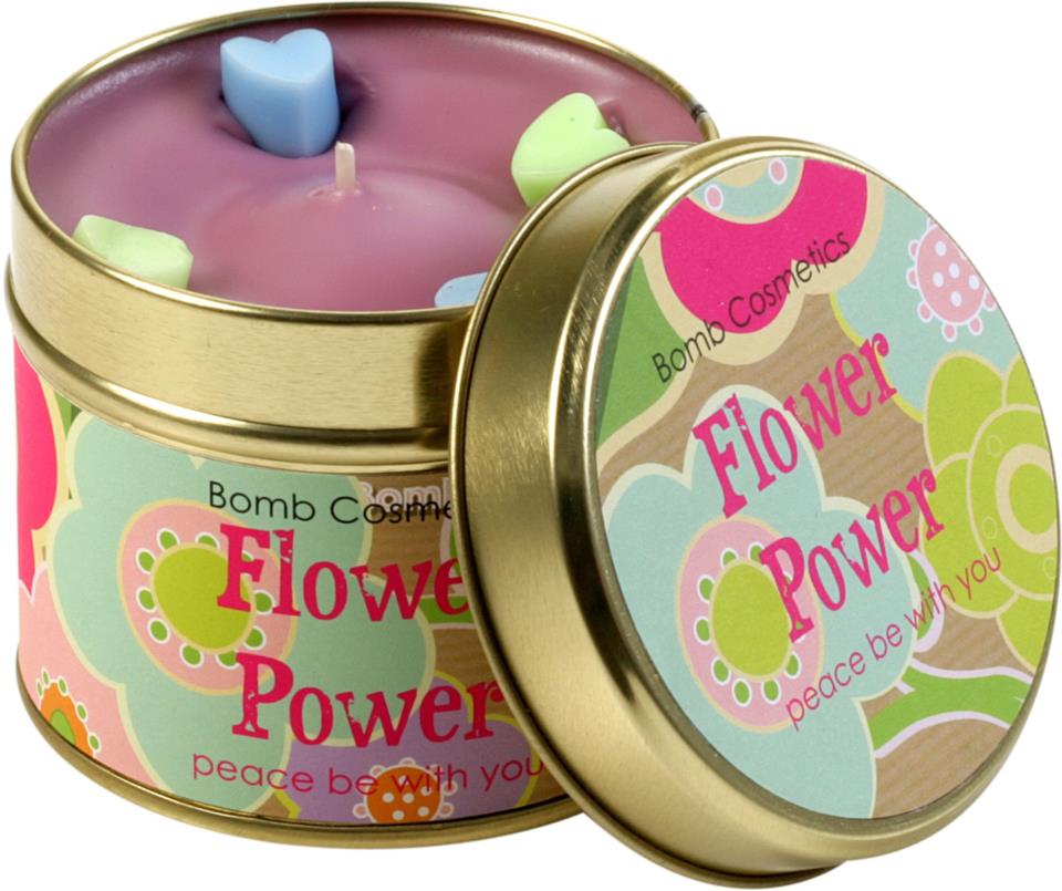 Bomb Cosmetics Tin Candle Flower Power