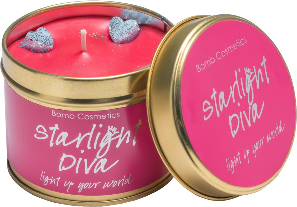 Bomb Cosmetics Tin Candle Starlight Diva