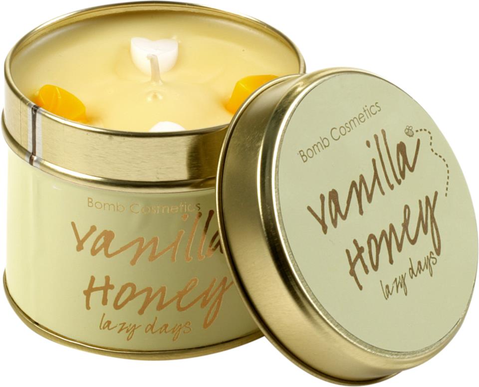 Bomb Cosmetics Tin Candle Vanilla Honey