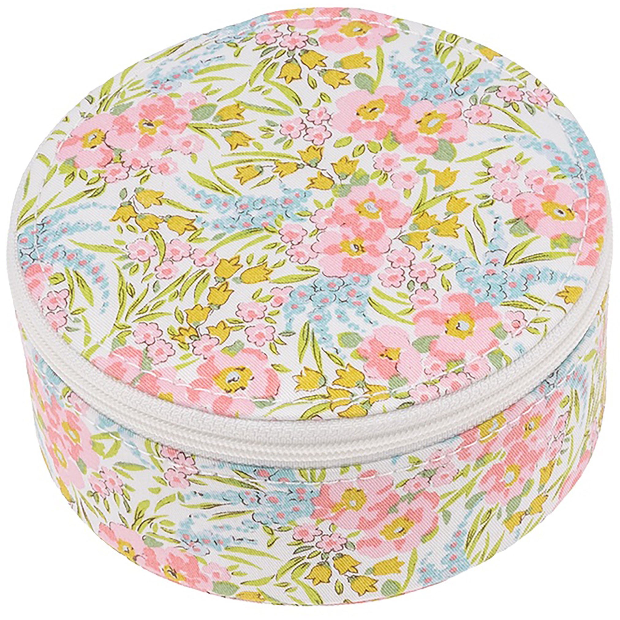 Bon Dep Jewelry box round mw Liberty Swirling Petals