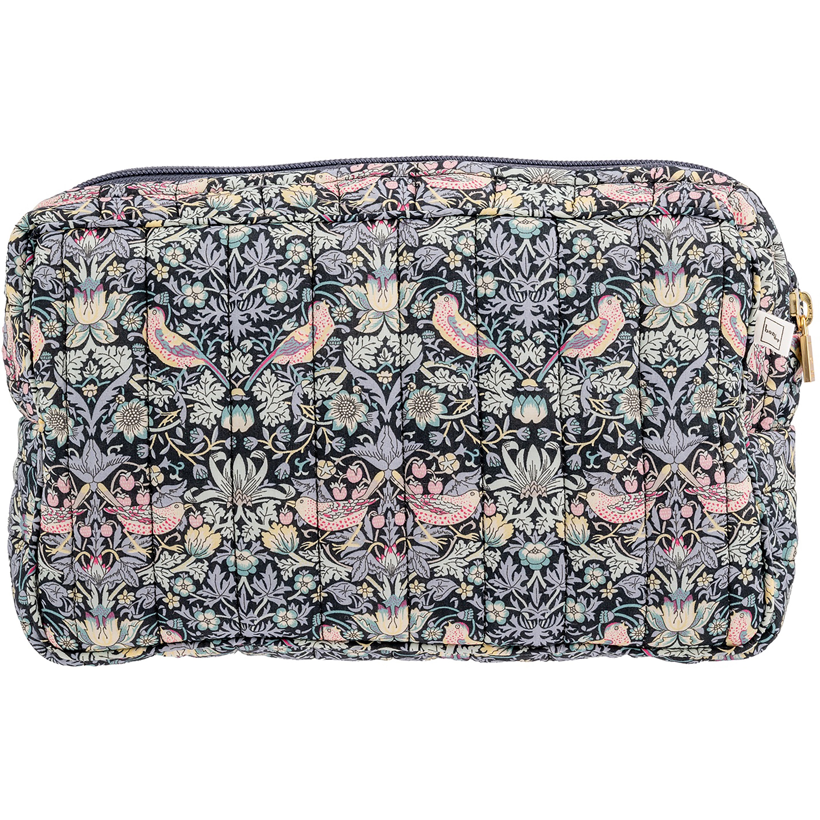 Bon Dep Pouch Small Mw Liberty Strawberry Thief Black