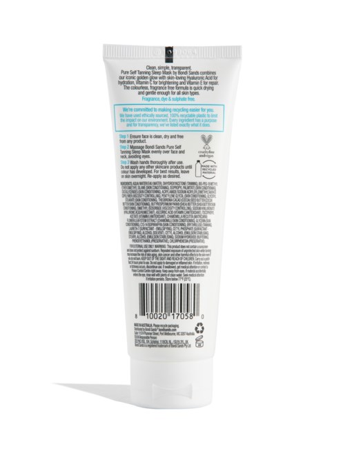 Bondi Sands Pure Self Tanning Sleep Mask 75 ml