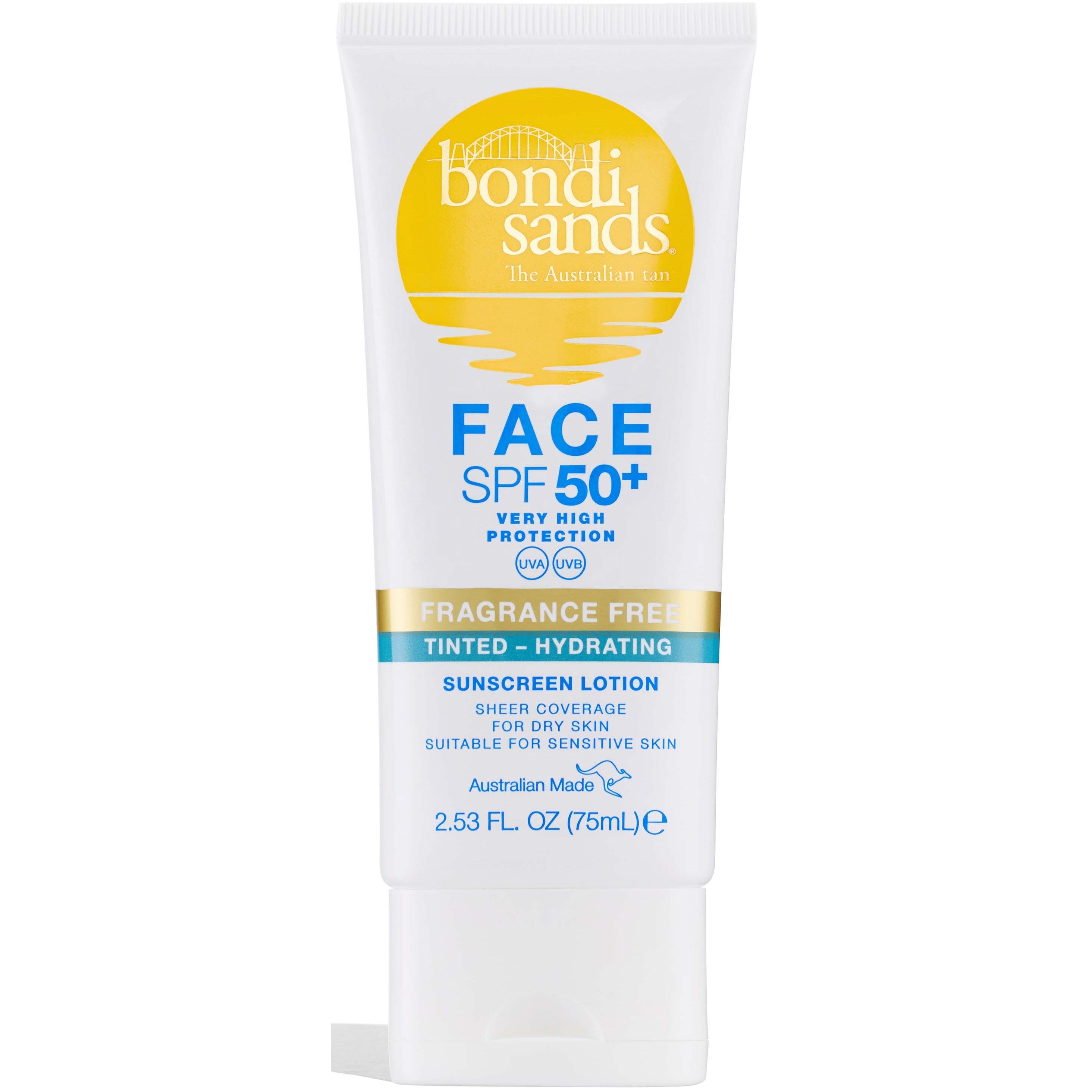 Läs mer om Bondi Sands SPF 50+ Hydrating Tinted Face Lotion 75 ml