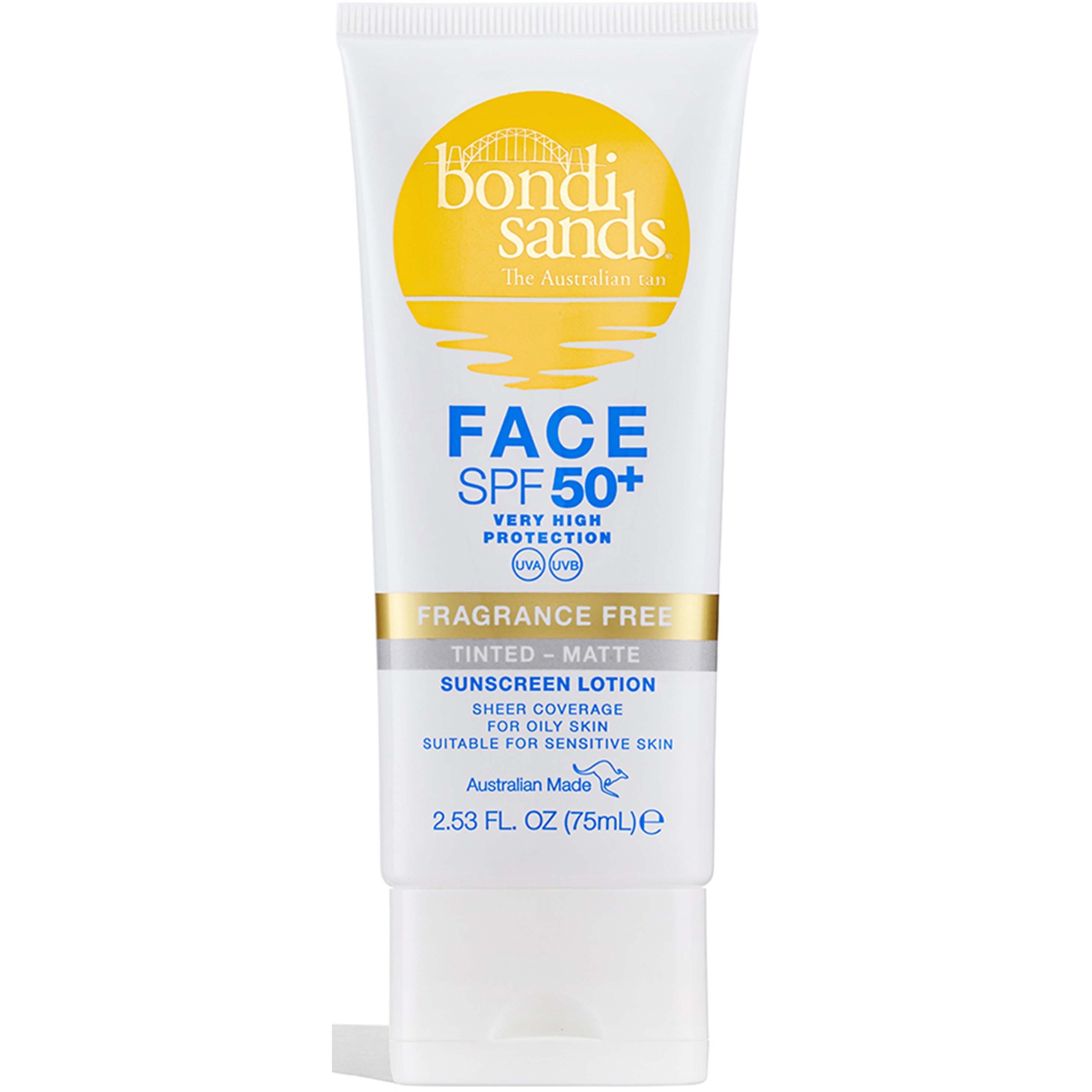 Läs mer om Bondi Sands SPF 50+ Matte Tinted Face Lotion 75 ml