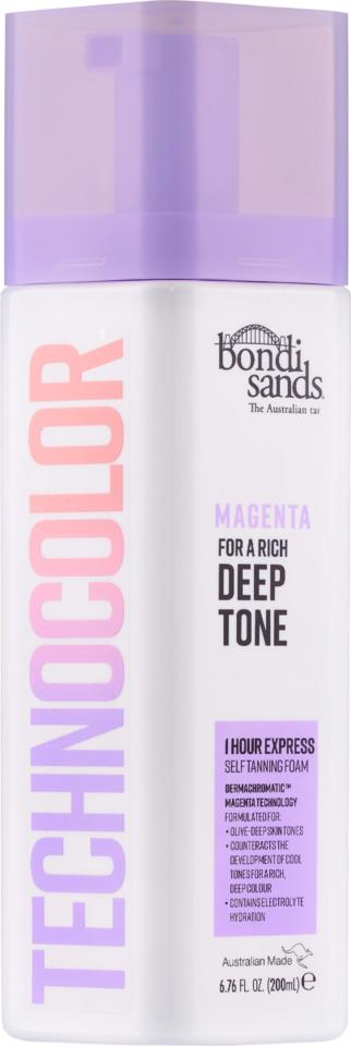Bondi Sands Technocolor 1 Hour Express Self Tanning Foam Magenta (Deep Tone) 200 ml