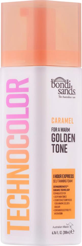 Bondi Sands Technocolor 1 Hour Express Self Tanning Foam Caramel (Golden Tone) 200 ml