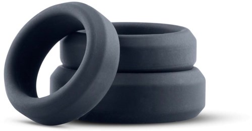 Boners 3-Piece Cock Ring Set flat rings