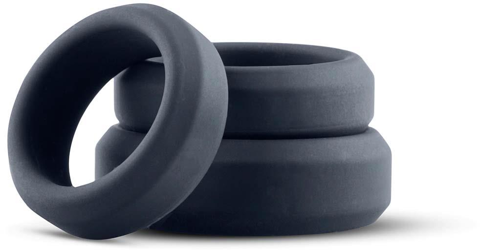 Boners 3-Piece Cock Ring Set flat rings