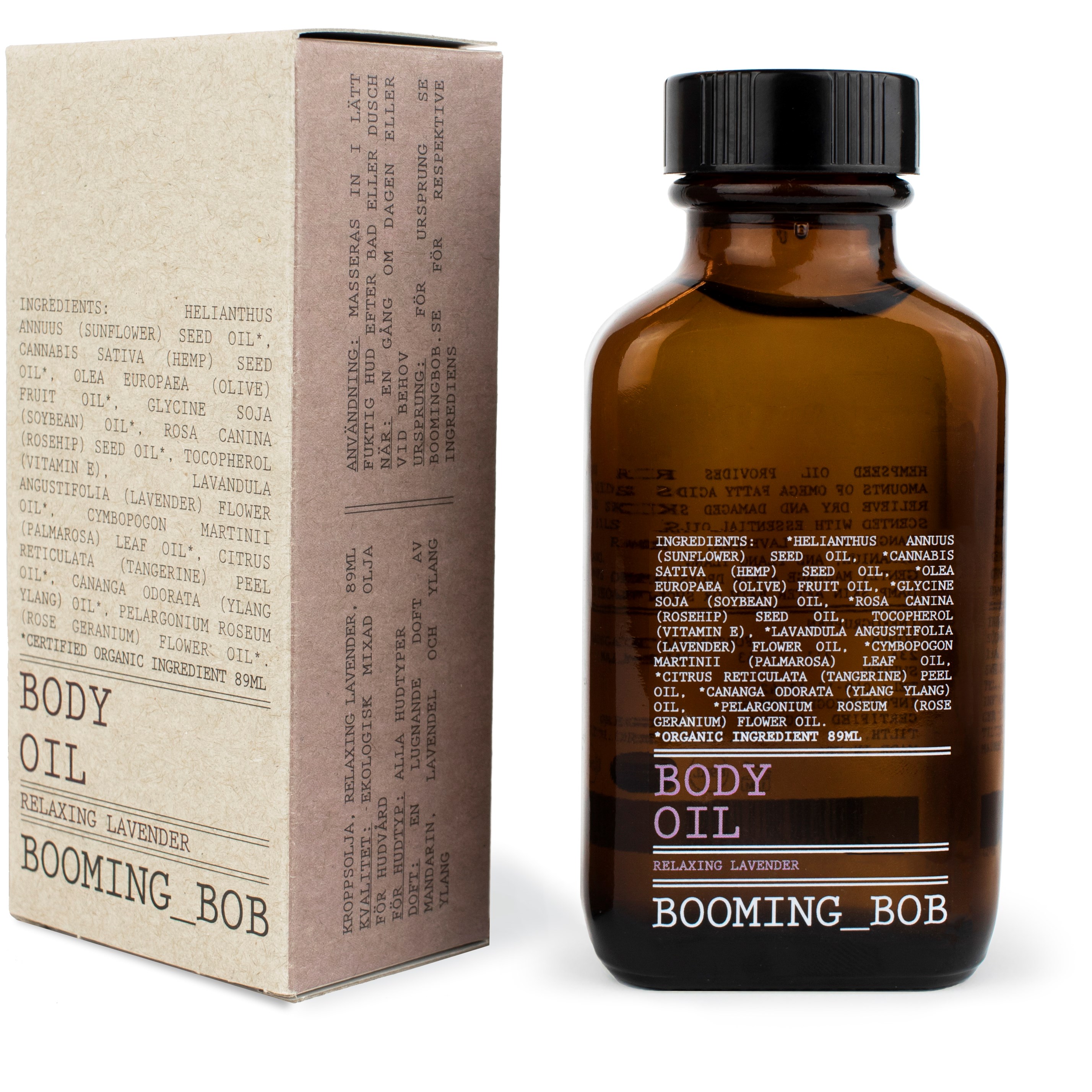 Läs mer om Booming Bob Body Oil Relaxing Lavender & Nourishing Hemp 89 ml