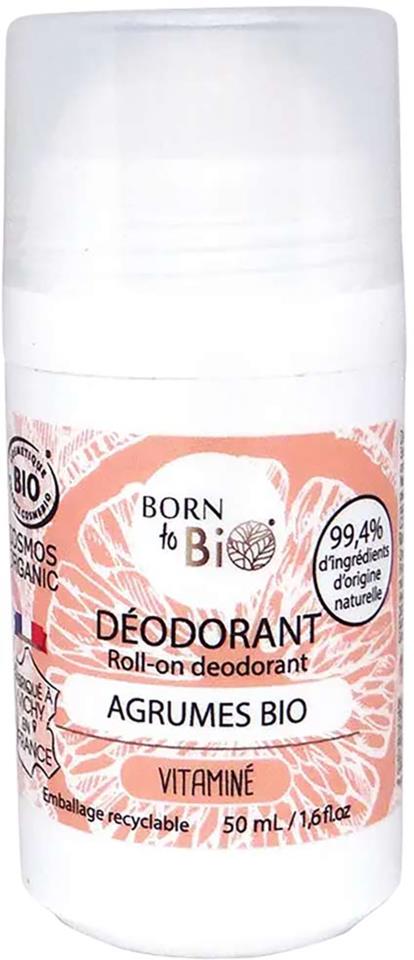 Born to Bio Organic Citrus Fruit Deodorant 50ml