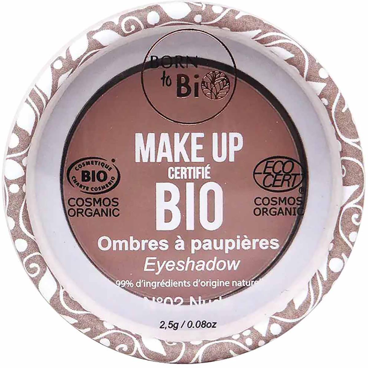 Born to Bio Organic Eye Shadow N°2 Nude | lyko.com