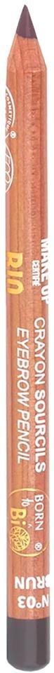 Born to Bio Organic Eyebrow Pencil N° 3 Brown 1,14g