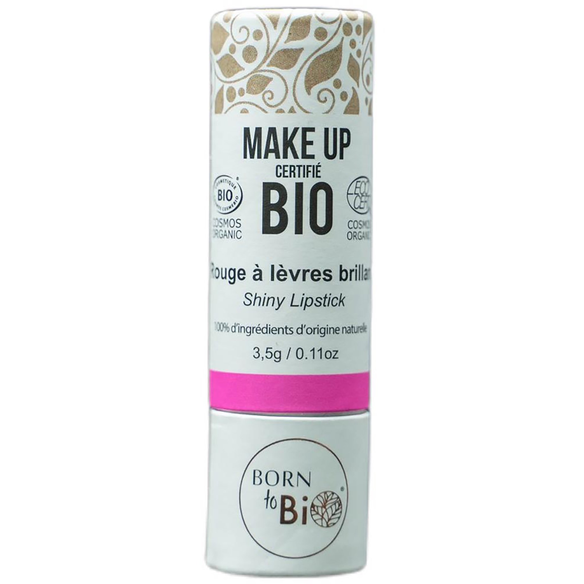 Läs mer om Born to Bio Organic Lipstick N°3 Rose Fuchsia