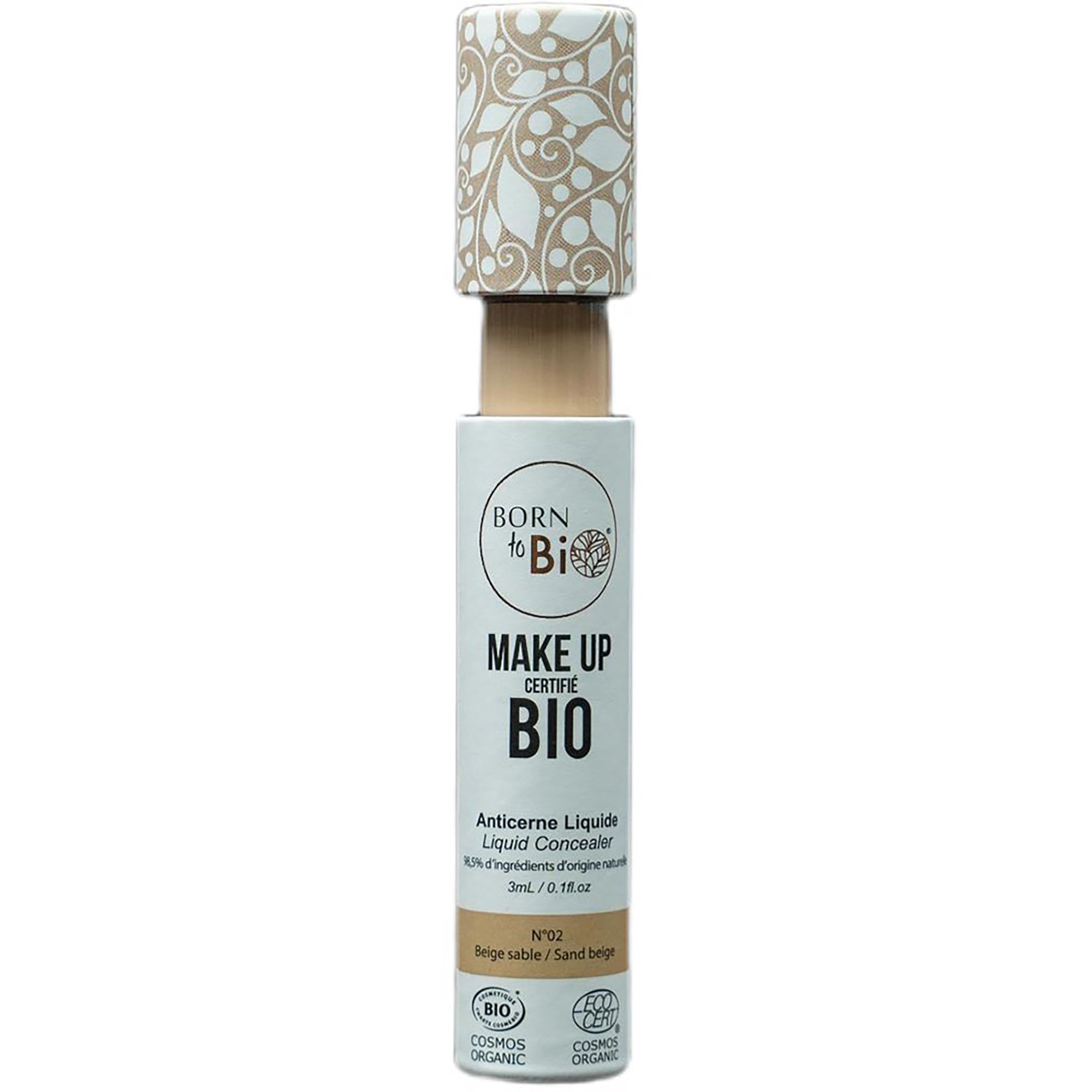 Läs mer om Born to Bio Organic Liquid Concealer N°2 Sandy Beige