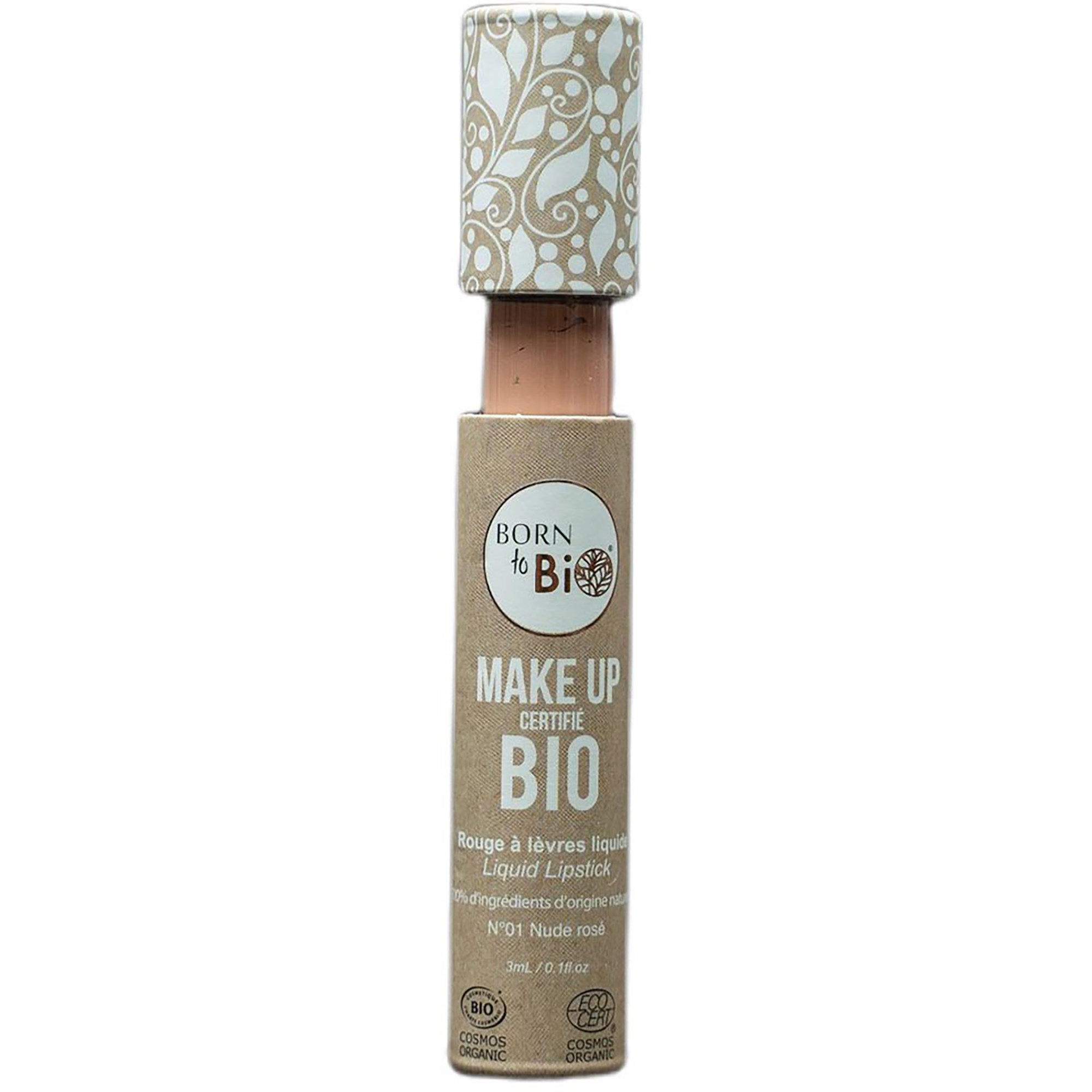 Läs mer om Born to Bio Organic Liquid Lipstick N°1 Nude Rosé