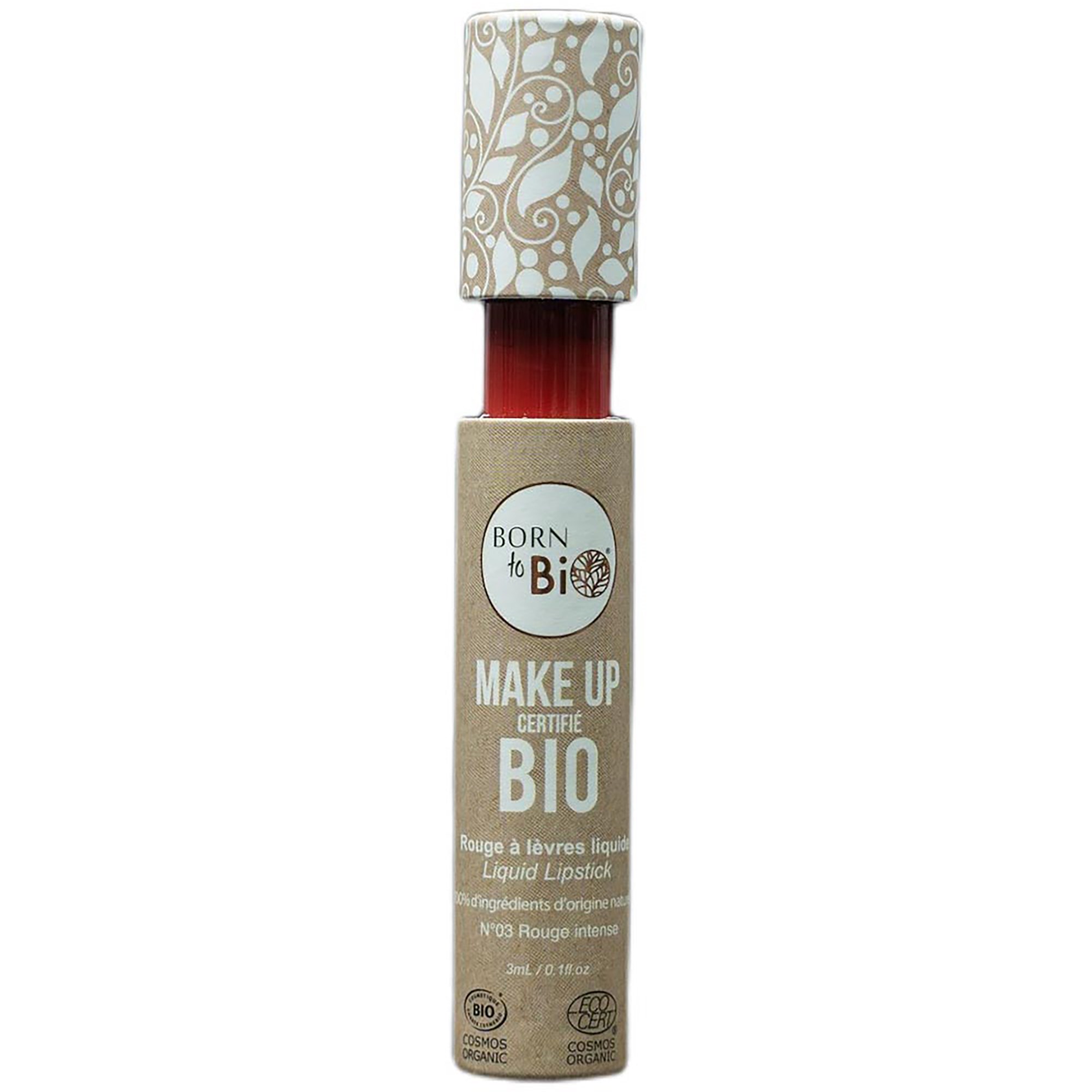 Läs mer om Born to Bio Organic Liquid Lipstick N°3 Rouge Intense