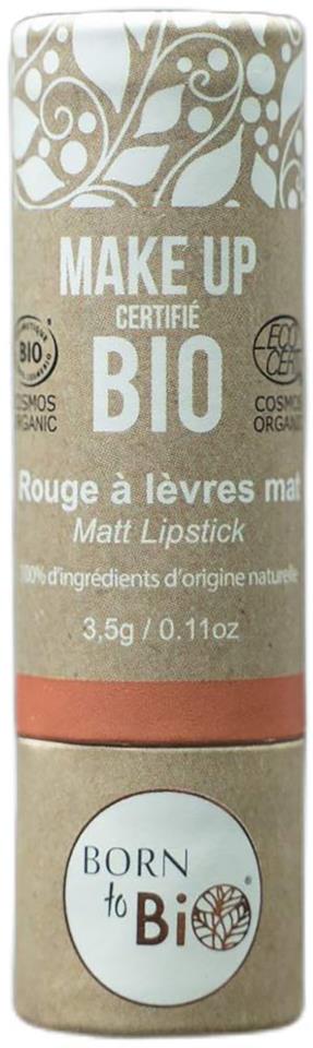 Born to Bio Organic Matt Lipstick N°3 Orange Nude 3,5g