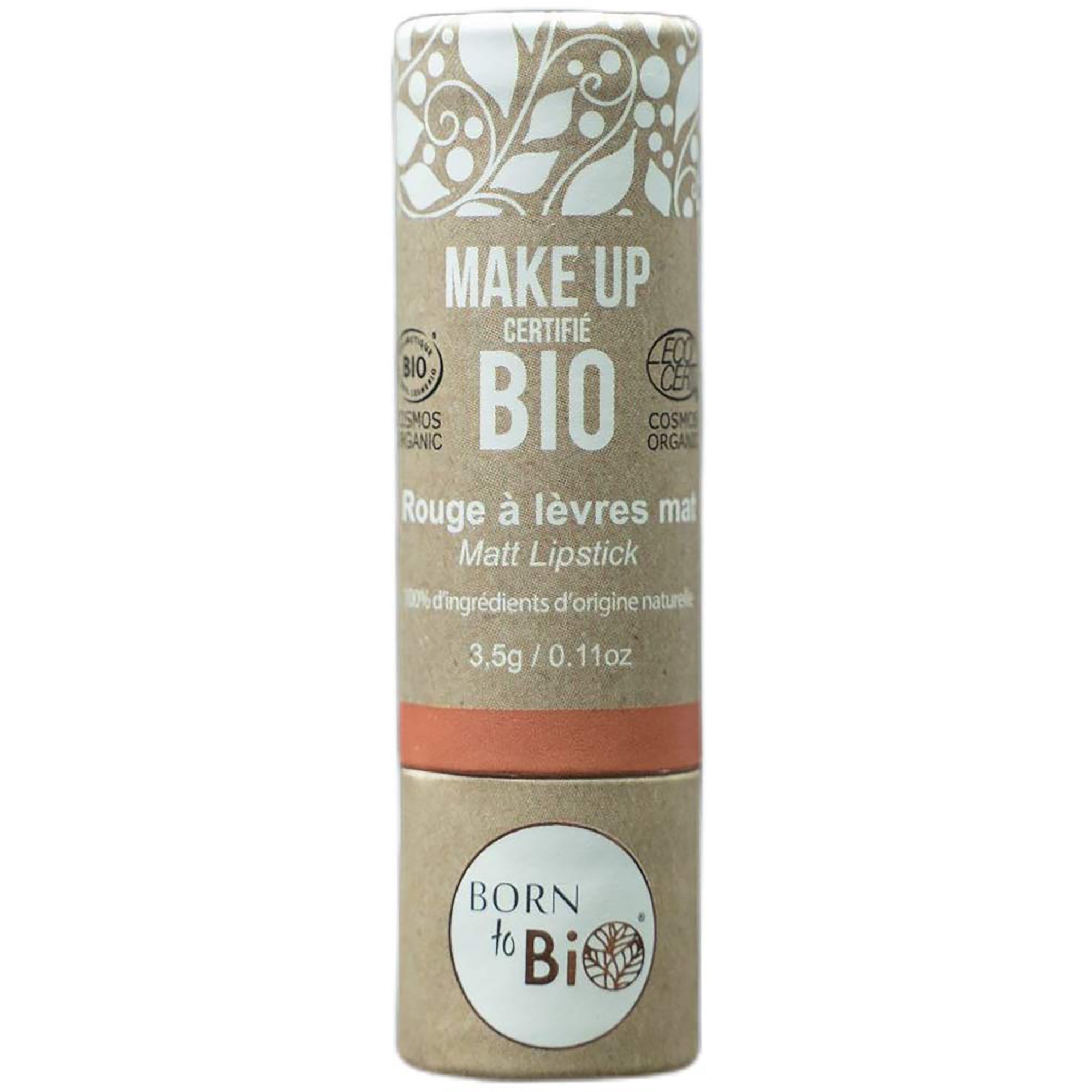 Läs mer om Born to Bio Organic Matt Lipstick N°3 Orange Nude